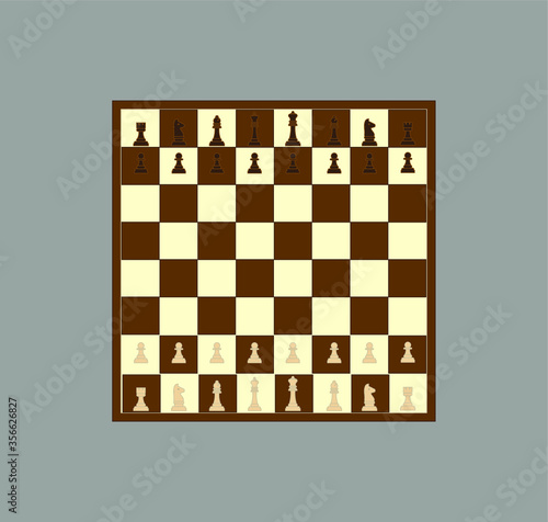 chess king figure. illustration for web and mobile design.