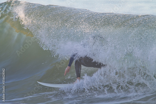 Photography surfing  at Rincon in California