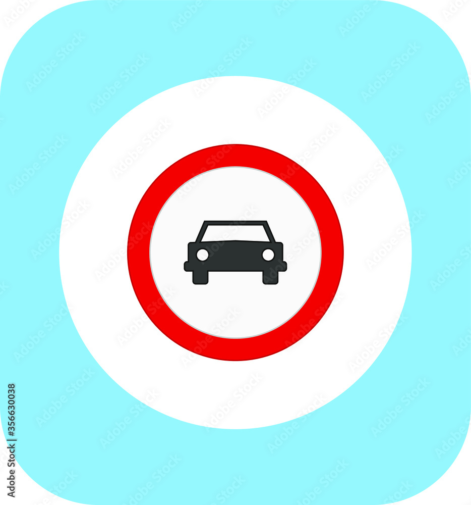 icons of traffic signs of prohibited entry to cars. illustration for web and mobile design. icons of traffic signs of prohibited entry to cars. illustration for web and mobile design.