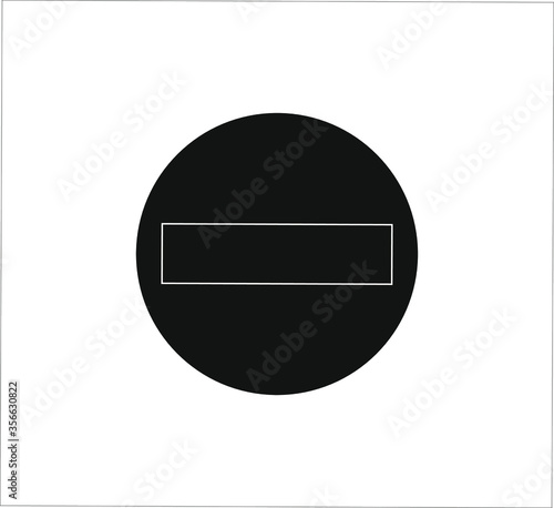Prohibited entry traffic signs icons. illustration for web and mobile design.