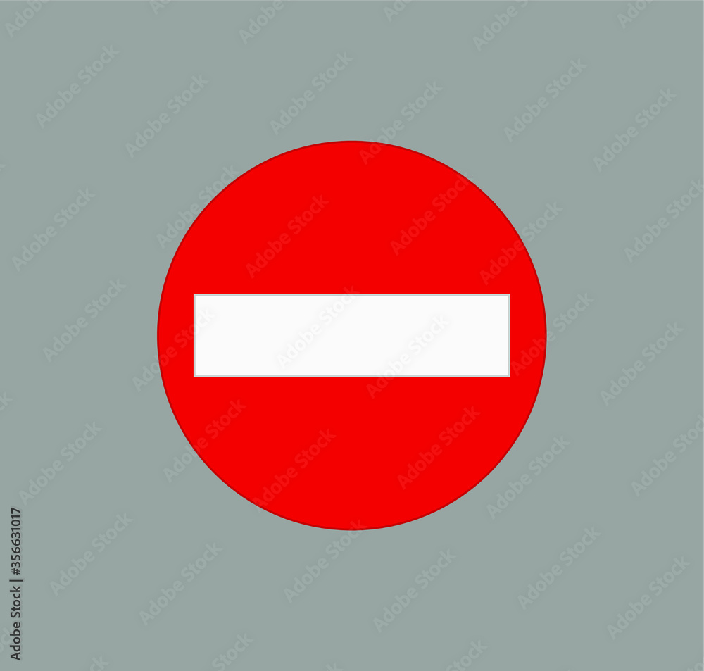 Prohibited entry traffic signs icons. illustration for web and mobile design. Prohibited entry traffic signs icons. illustration for web and mobile design.
