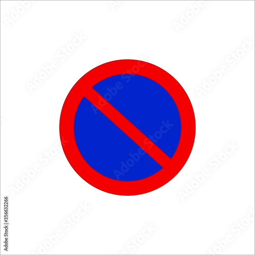 Prohibited parking traffic signs icons. illustration for web and mobile design. Free Download Prohibited parking traffic signs icons. illustration for web and mobile design. - GFXLoad