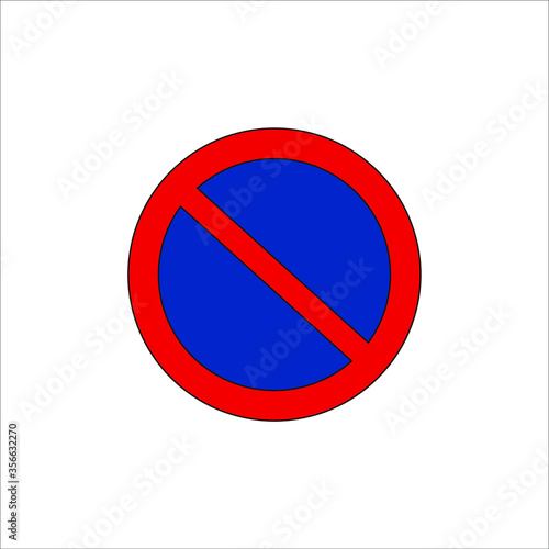 Free Download Prohibited parking traffic signs icons. illustration for web and mobile design. - GFXLoad