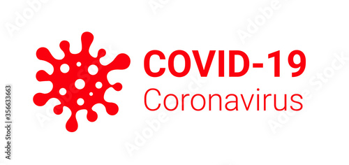Coronavirus Bacteria Cell Icon, 2019 Novel Coronavirus Bacteria. No Infection and Stop Coronavirus Concepts. Dangerous Coronavirus Cell in China, Wuhan. Isolated Vector Icon
