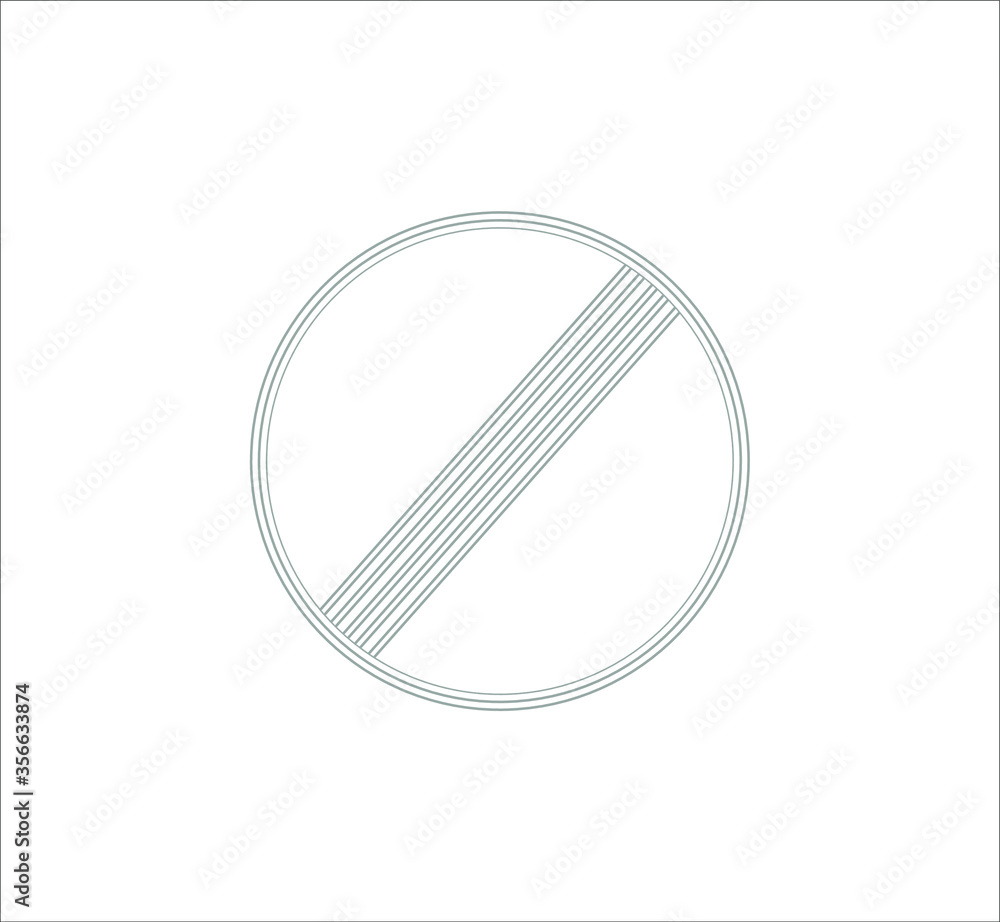 Prohibition end signs icons. illustration for web and mobile design. Prohibition end signs icons. illustration for web and mobile design.
