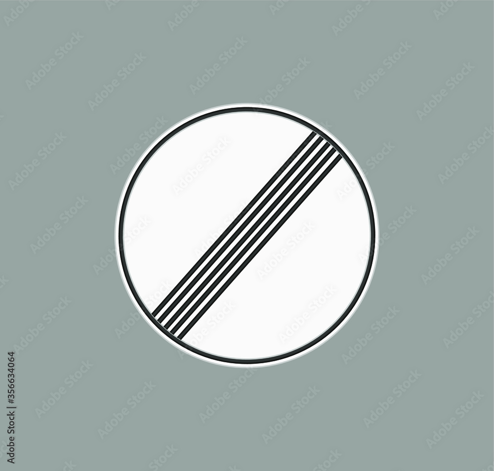 Prohibition end signs icons. illustration for web and mobile design. Prohibition end signs icons. illustration for web and mobile design.