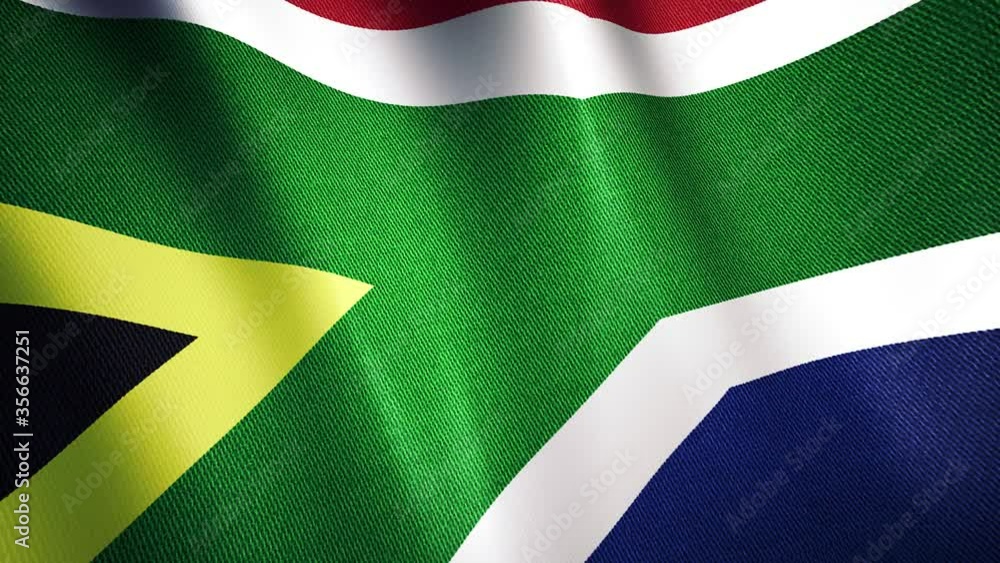 South Africa Flag Loopable South Africa Flag Loopable