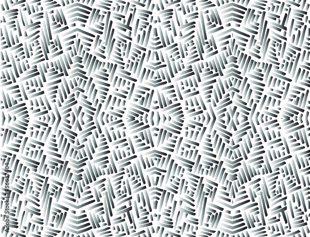 seamless monochrome patterns on a white background