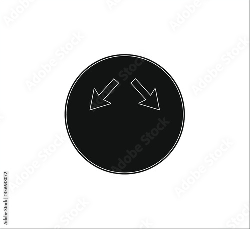 mandatory traffic signs icons. illustration for web and mobile design.
