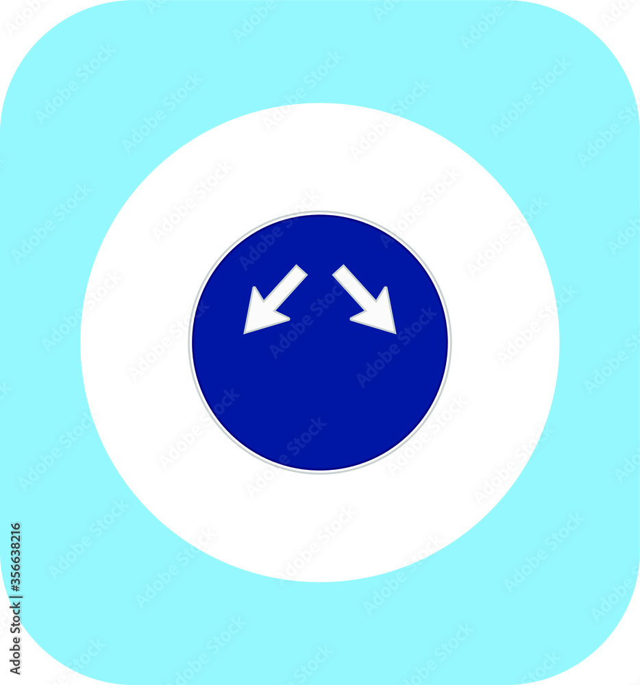 mandatory traffic signs icons. illustration for web and mobile design. mandatory traffic signs icons. illustration for web and mobile design.