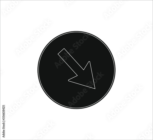 mandatory traffic signs icons. illustration for web and mobile design.
