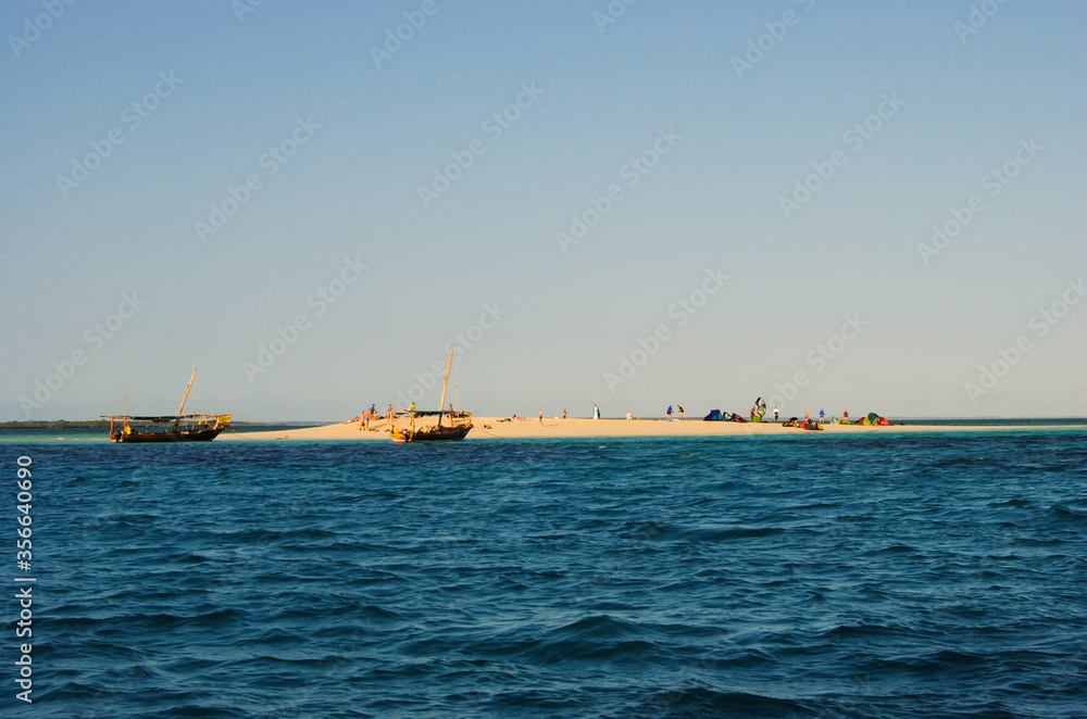 Zanzibar sandbank