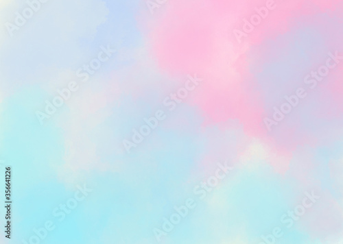 Abstract background. Sky. Pink sky Blue sky. The clouds. Sunset.