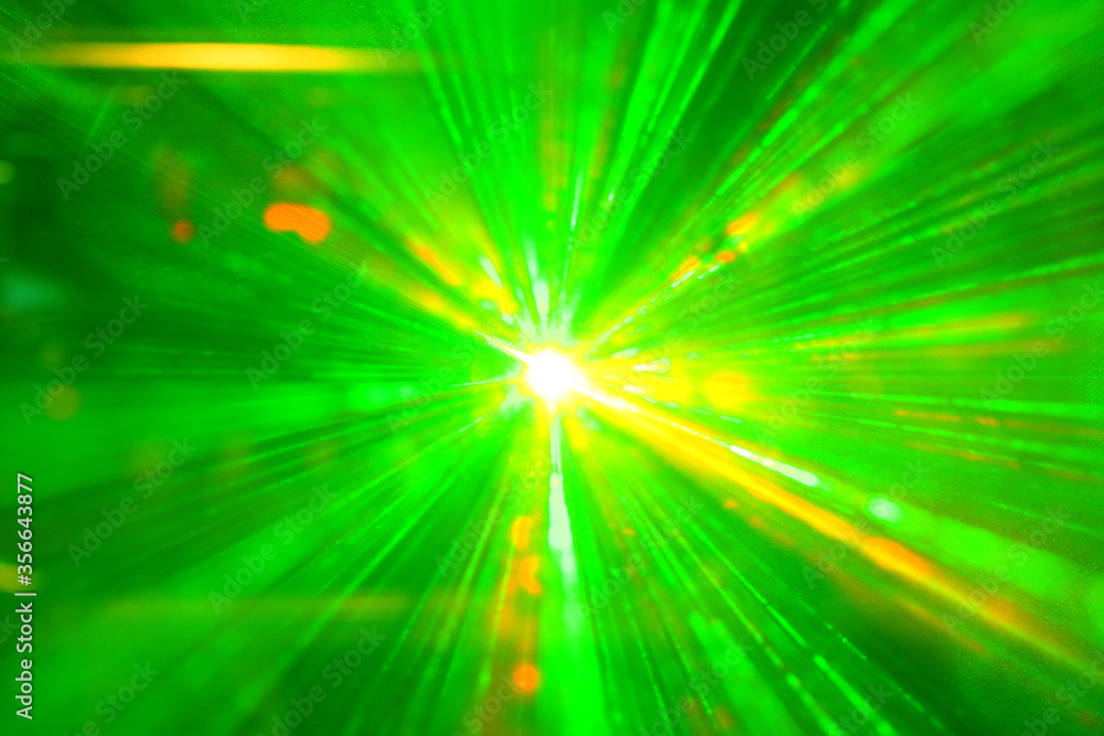 Naklejka premium Laser lights during the concert