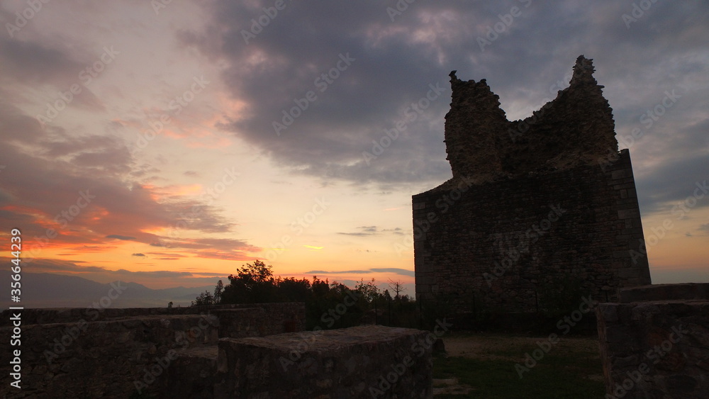 Obraz premium Old fortress, ghosts, spooky, nobody, darkness arround.
