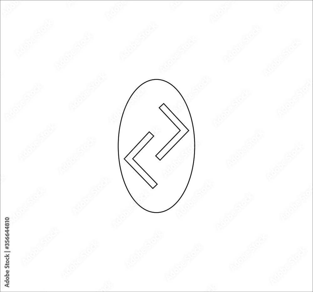 Viking rune. illustration for web and mobile design. Viking rune. illustration for web and mobile design.