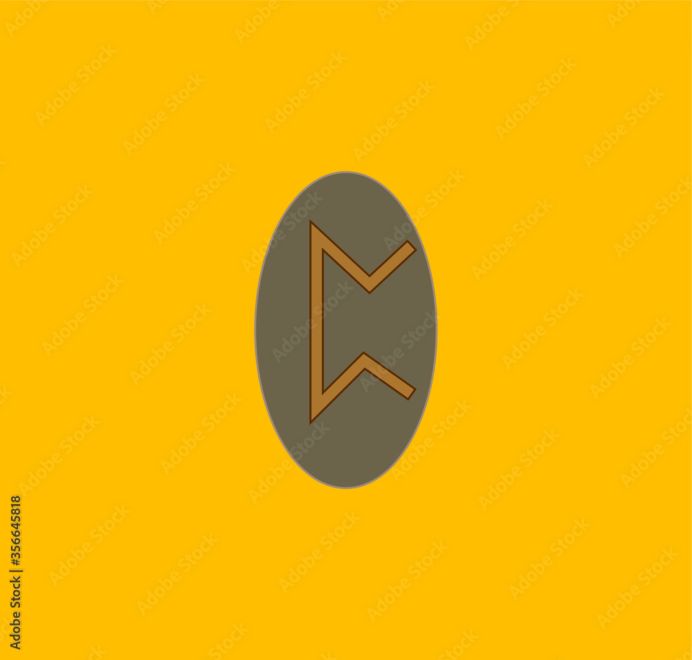 Viking rune. illustration for web and mobile design. Viking rune. illustration for web and mobile design.