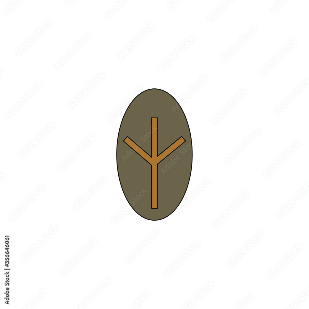 Viking rune. illustration for web and mobile design. Viking rune. illustration for web and mobile design.
