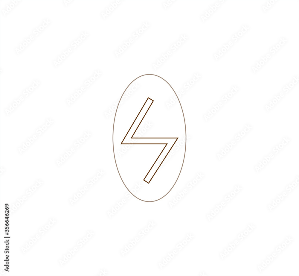 Viking rune. illustration for web and mobile design. Viking rune. illustration for web and mobile design.