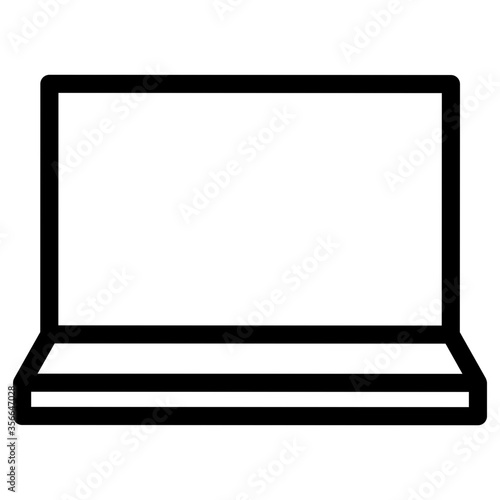 Computer laptop icon