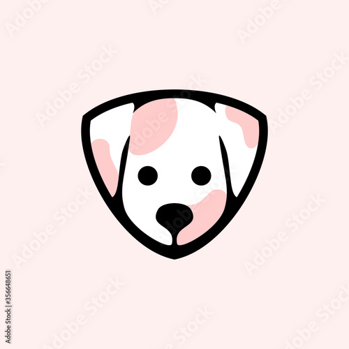 Dog logo illustration, Pet Shop Vector Logo Template. This logo could be use as logo of pet shop, pet clinic, or others