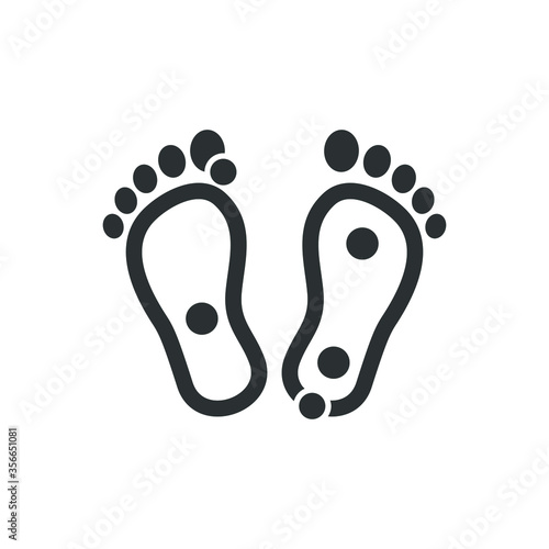 Foot massage icon