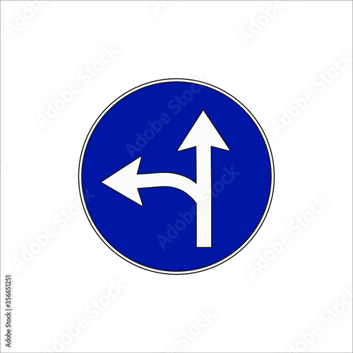 Single directions traffic signs icons. illustration for web and mobile design. Free Download Single directions traffic signs icons. illustration for web and mobile design. - GFXLoad
