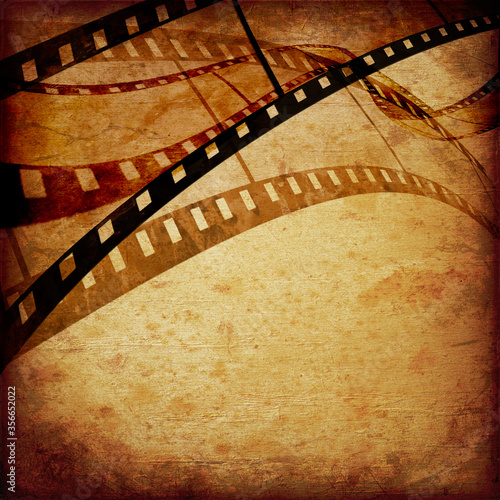 movie frames or film strip photo