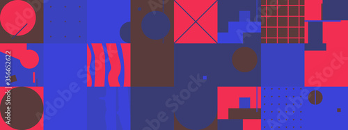 Deconstructed Abstract Vector Pattern Design © Normform