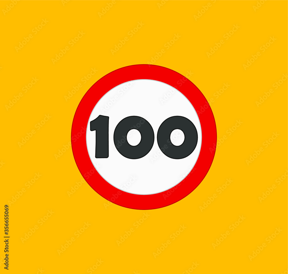 speed limit traffic signs icons. illustration for web and mobile design. speed limit traffic signs icons. illustration for web and mobile design.