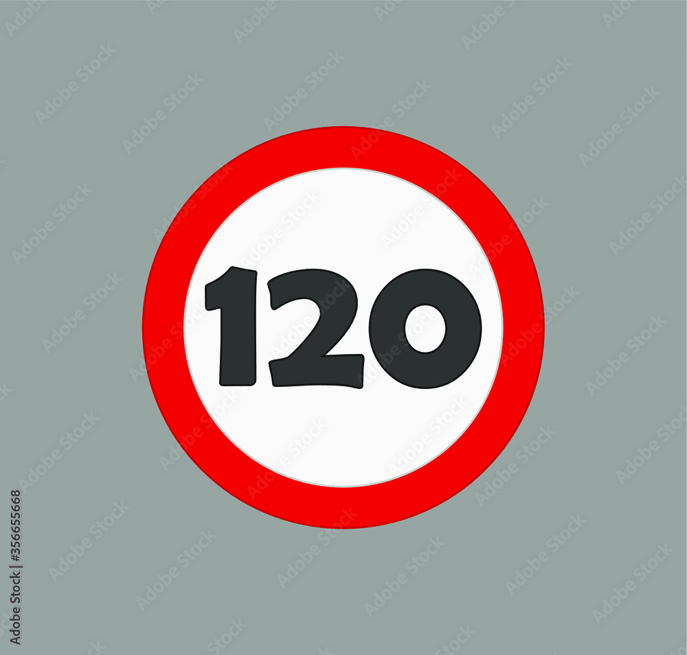 speed limit traffic signs icons. illustration for web and mobile design. speed limit traffic signs icons. illustration for web and mobile design.