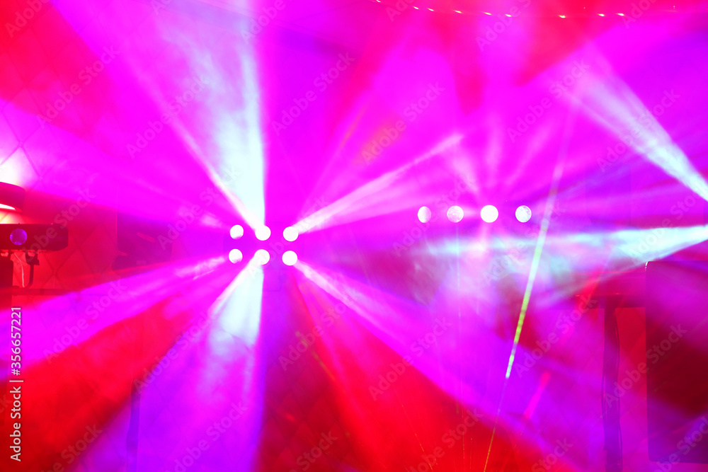 Laser lights during the concert
