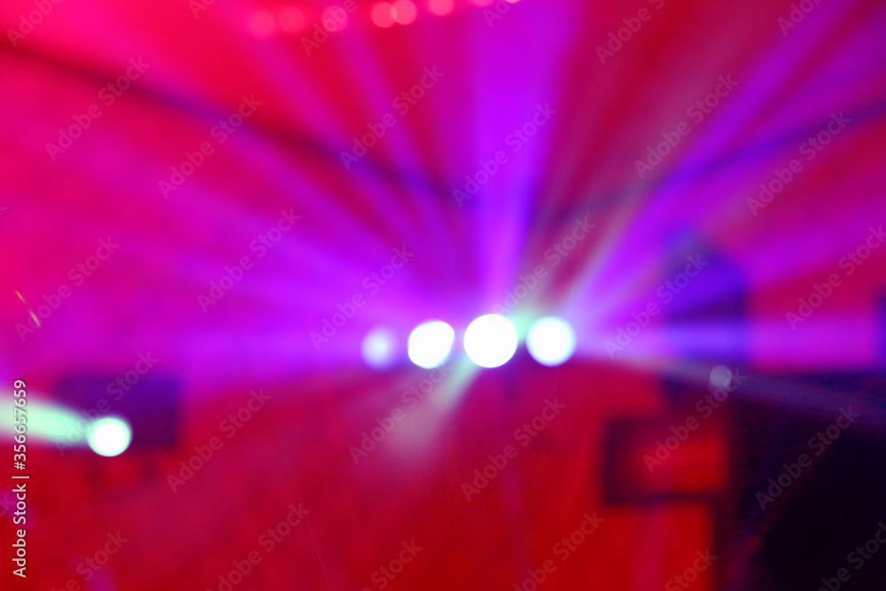 Laser lights during the concert