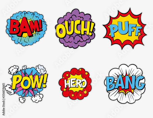 Comic book elements