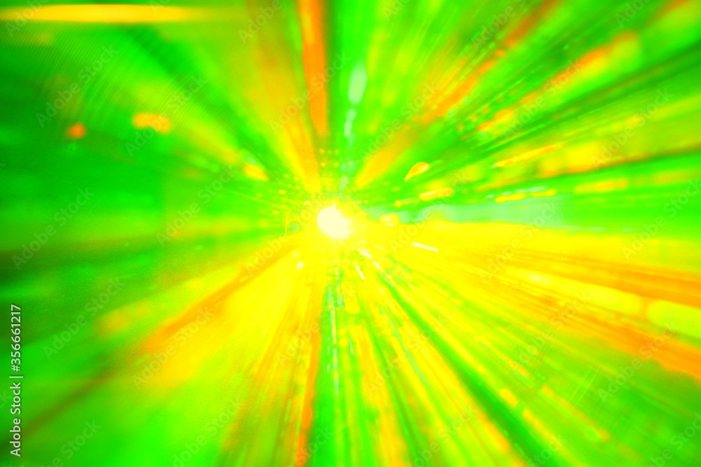 Laser lights during the concert