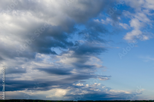 Dramatic sky with stormy clouds. Epic beautiful clouds © Ivan