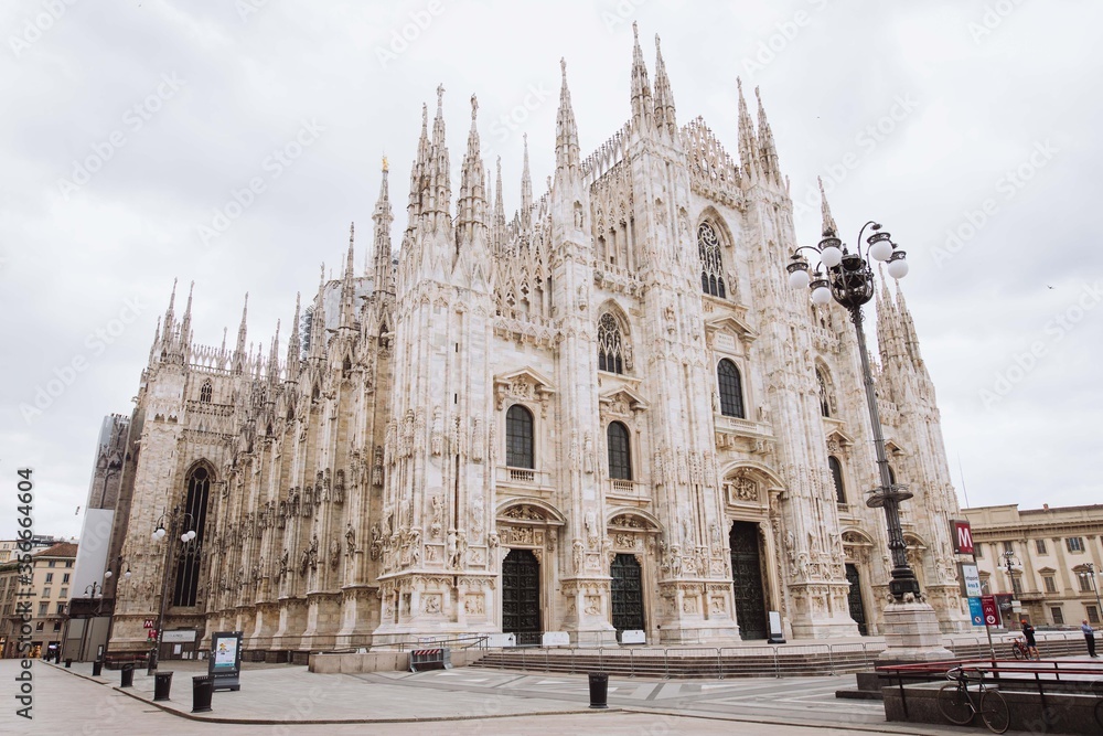 Duomo di Milano after pandemic 