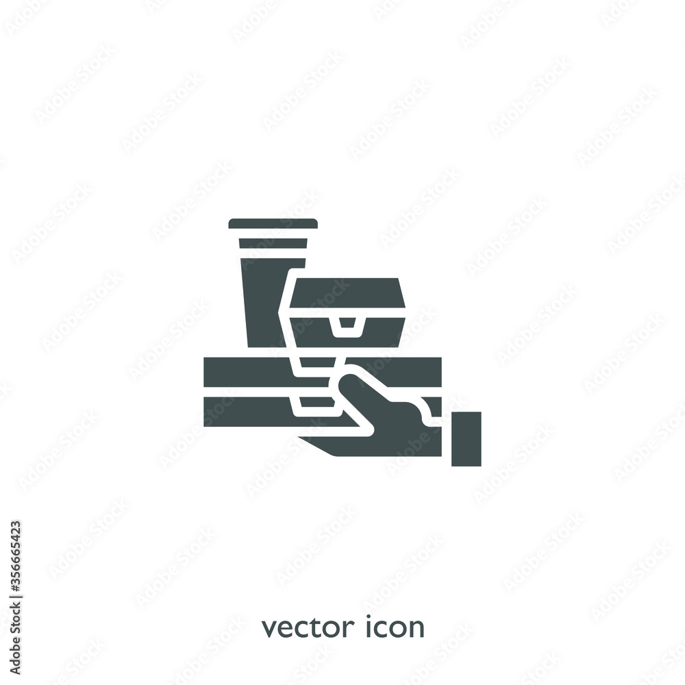 Food delivery vector icon illustration. Ui/Ux. Premium quality. Food delivery vector icon illustration. Ui/Ux. Premium quality.