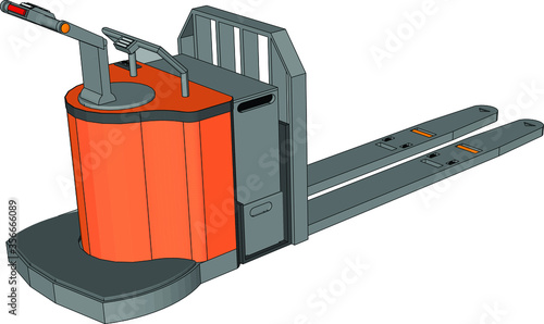 pallet stacker machine fork-lift equipment