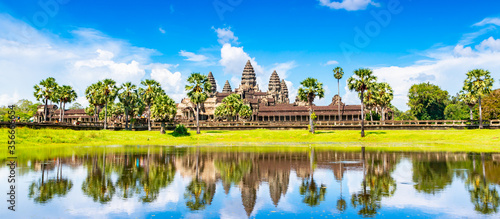 Konstfotografi The Temple Of Angkor Wat In Siem Reap Cambodia