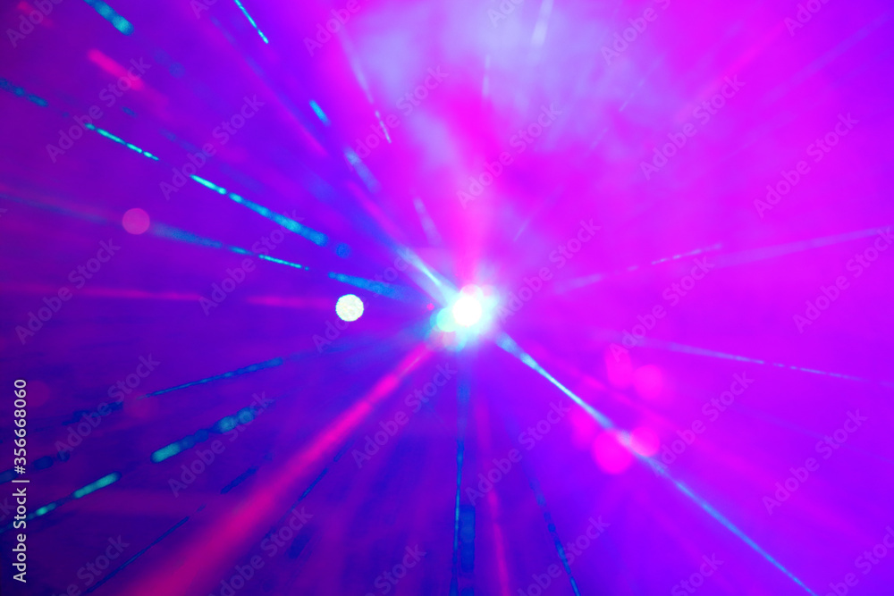 Laser lights during the concert