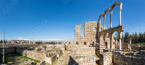 The Great Palace, Umayyad City ruins in Anjar, Lebanon photo