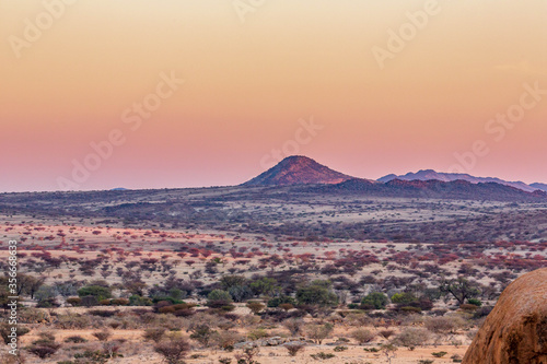 Amazing landscape in spitzkoppe, Namibia