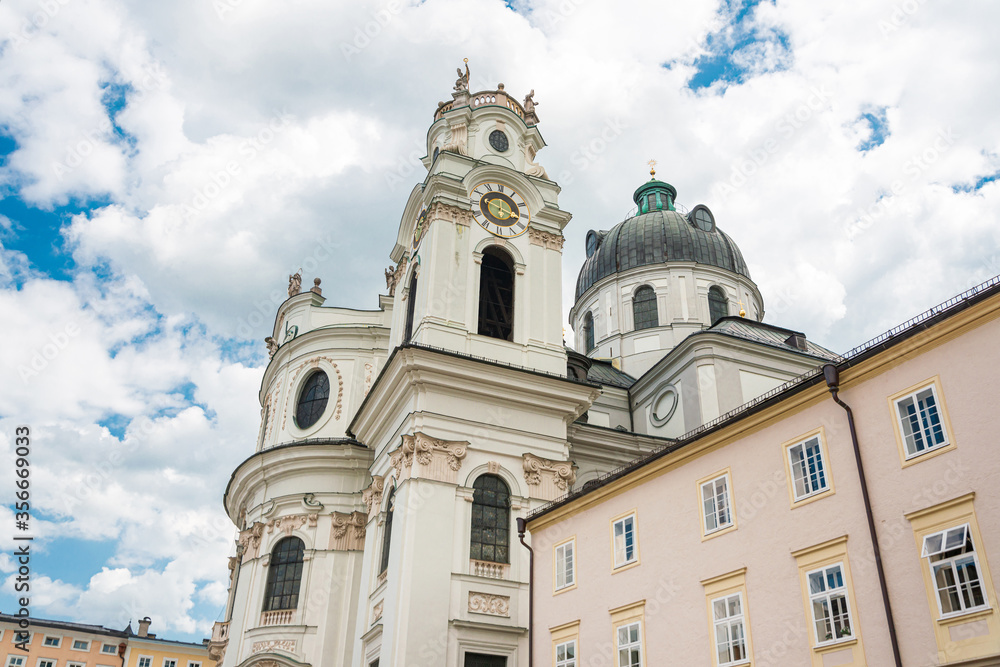 Residenzplatz is a large, stately square in the historic centre of Salzburg