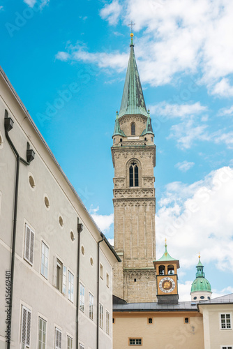 Traditional Cathedral building in Salzburg, Austria © ilolab