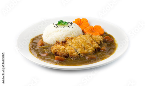 Tonkatsu Curry with rice Japanese Food