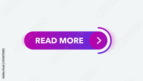 Read more button or other web UI active clicking element - catchy rounded rectangle in creative decoration