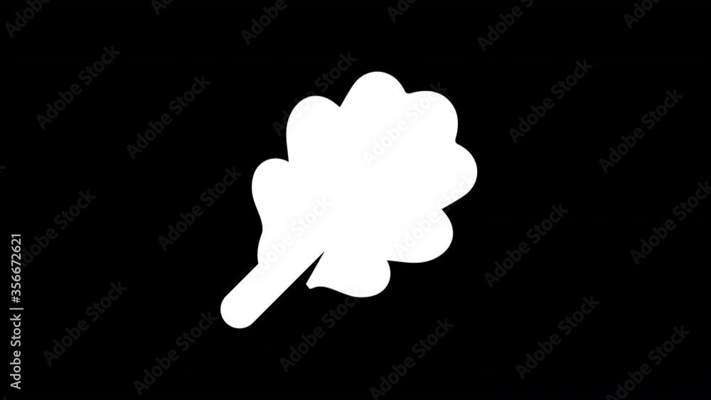 From the Glitch effect arises leaf oak symbol. Then the TV turns off. Alpha channel Premultiplied - Matted with color black From the Glitch effect arises leaf oak symbol. Then the TV turns off. Alpha channel Premultiplied - Matted with color black