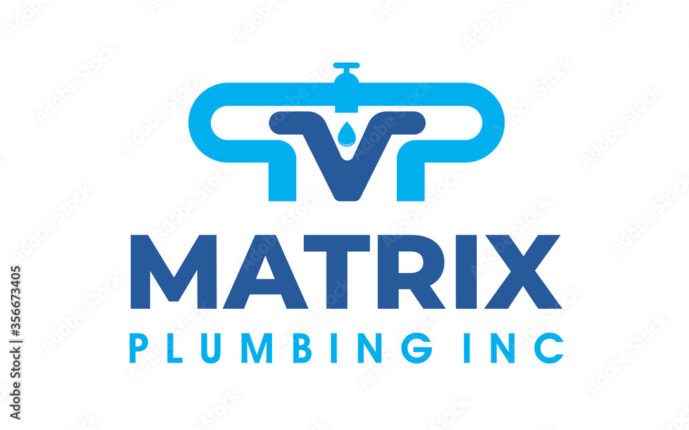 Creative of a plumbing and maintenance service logo Creative of a plumbing and maintenance service logo