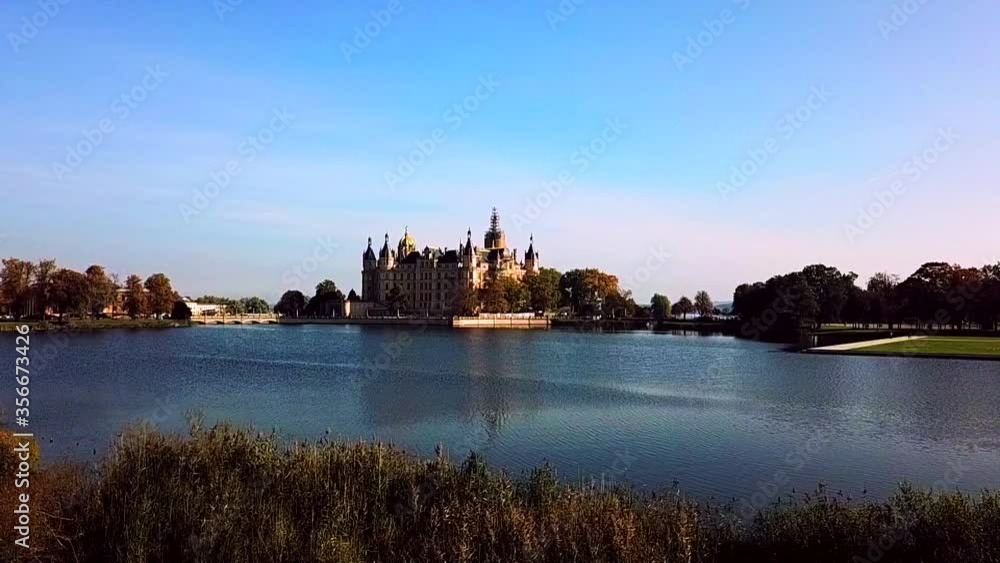 Aerial Germany Schwerin Castle Schloss Schwerin. Aerial Germany Schwerin Castle Schloss Schwerin.